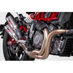 DÉCATALYSEUR pot D'ECHAPPEMENT QD EXHAUST INDIAN FTR 1200