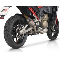 Pot d'Echappement Qd Exhaust GUNSHOT DUCATI MULTISTRADA V4 2021-2024