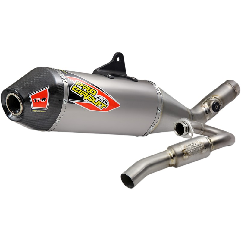 Ligne Complète Pot Déchappement Moto Titane Pro Circuit Ti 6 Suzuki Rmz 250 Chez Echapmoto 6850